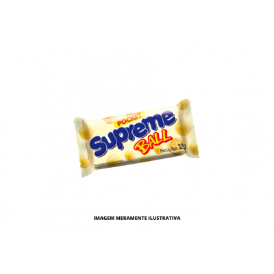 SUPREME BALL - DUMDUM - 32g POCKET BRANCO - CX30